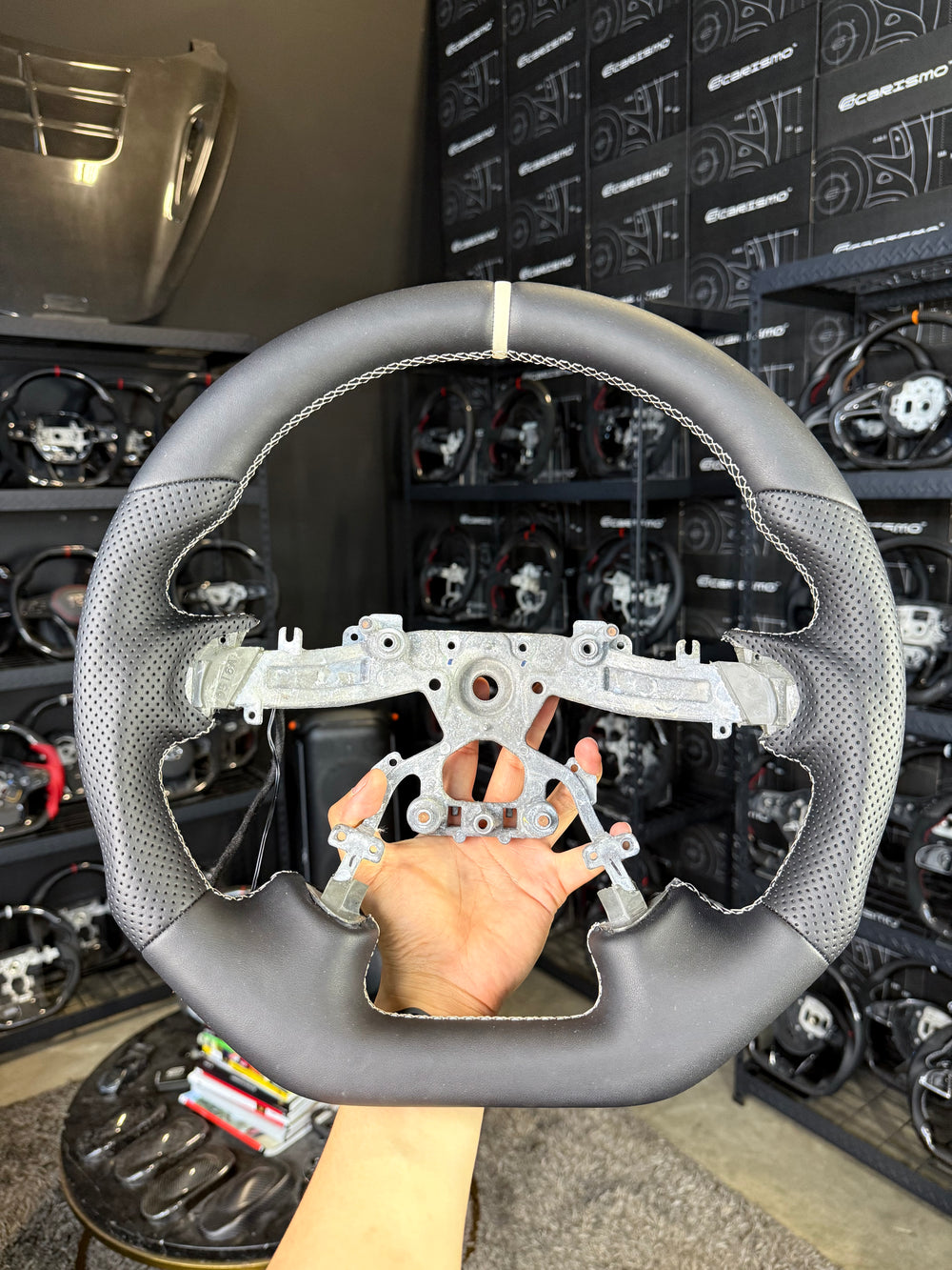 Custom steering wheel build