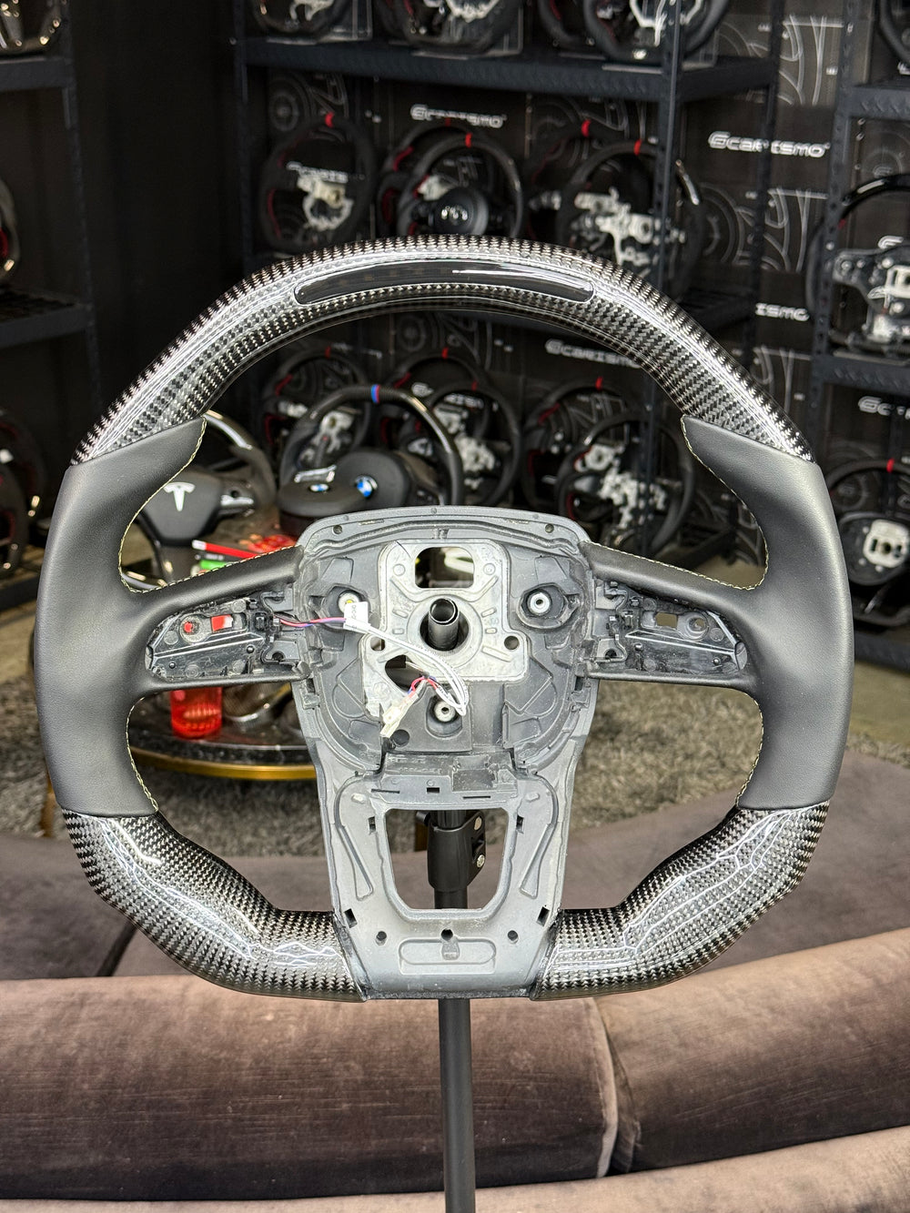 Custom steering wheel build