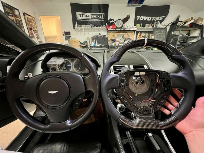 Custom steering wheel build