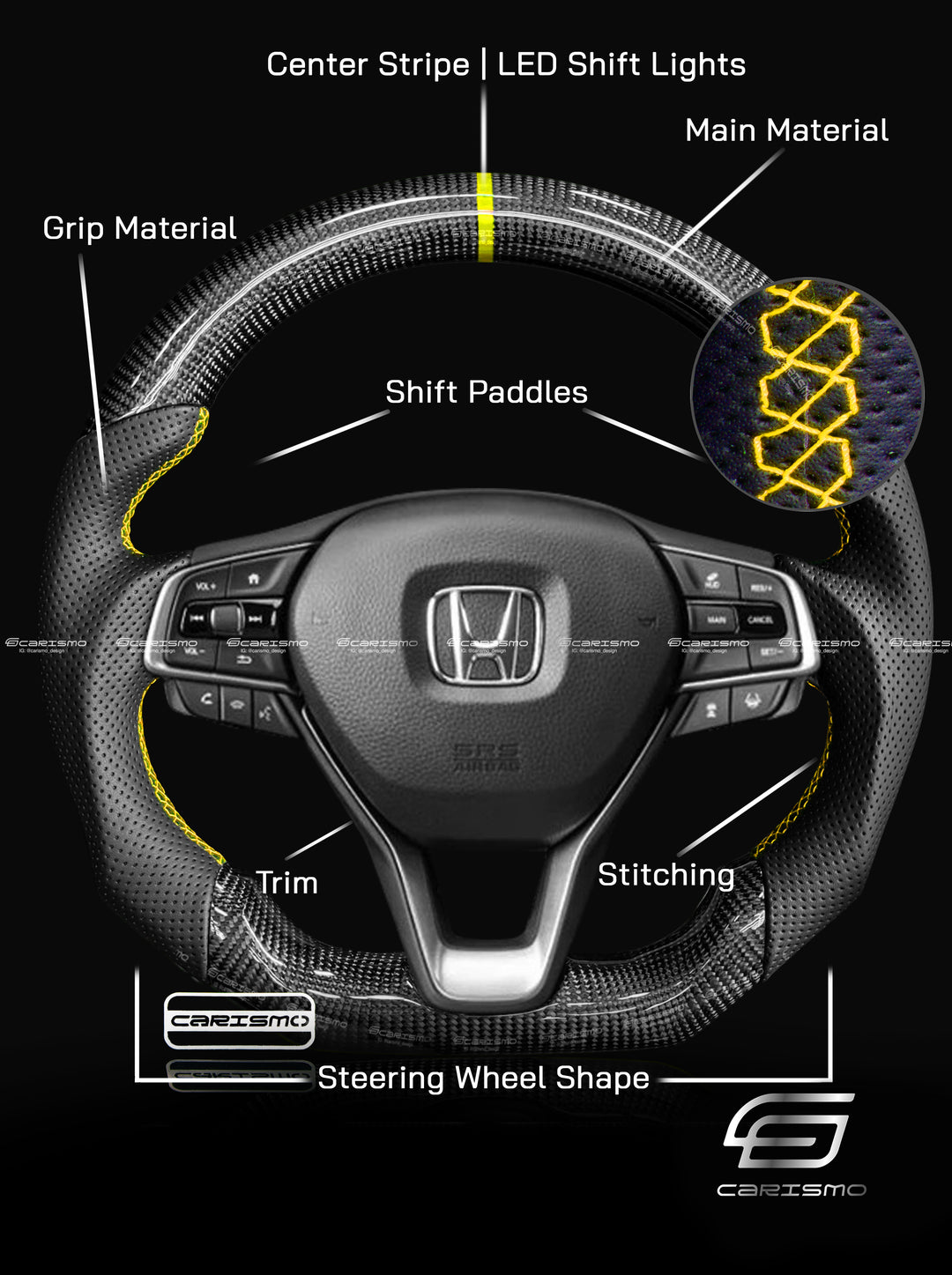 [Build Your Own] Custom Steering Wheel for Honda Accord (Gen 10)