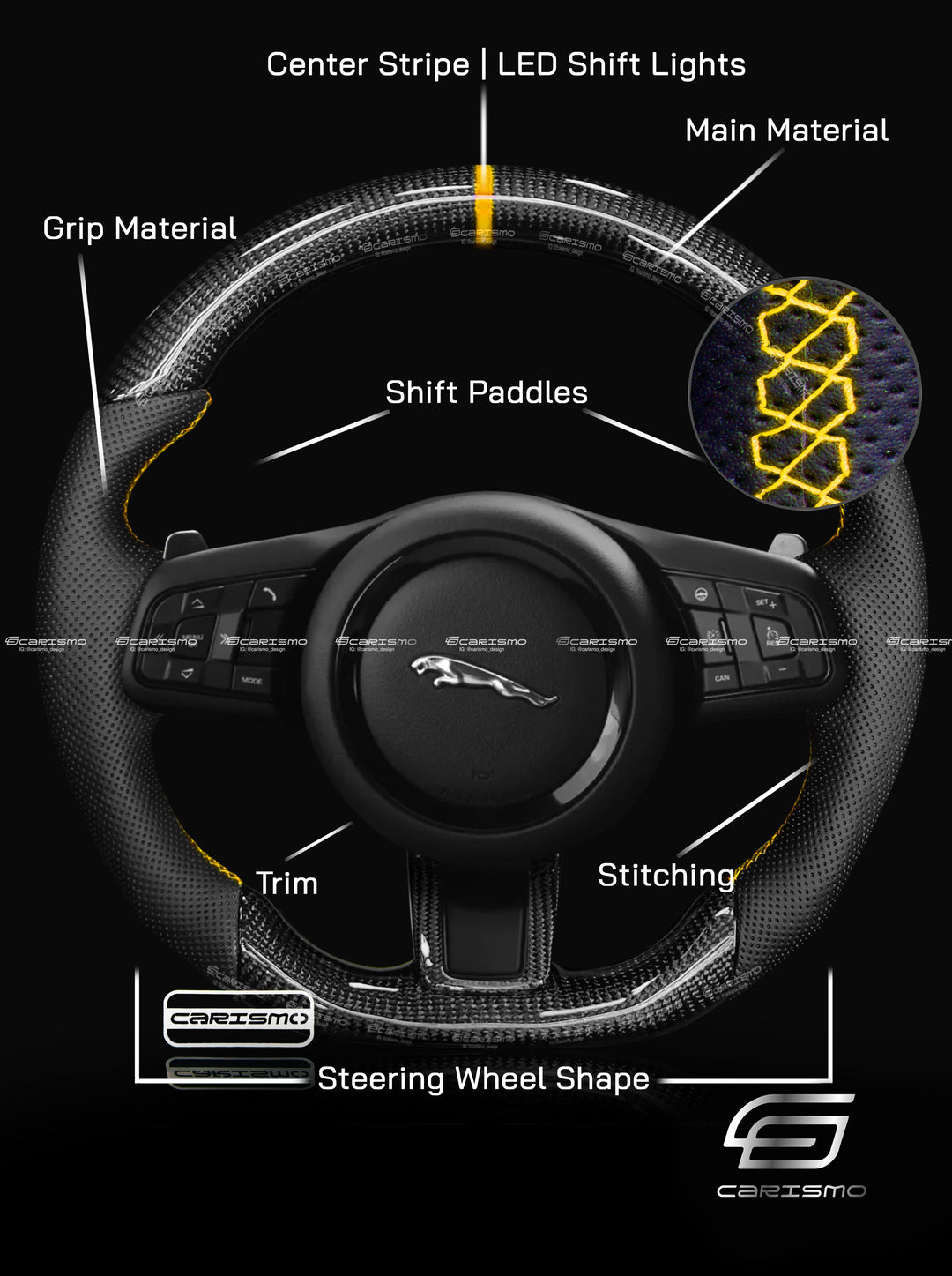 [Build Your Own] Custom Steering Wheel for Jaguar F-Type (Pre-Facelift)