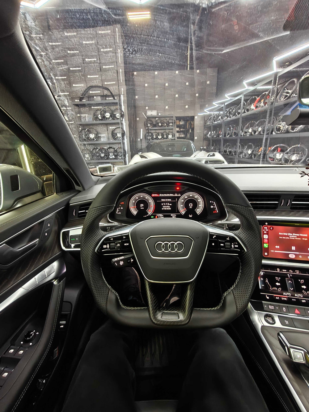 Custom steering wheel build