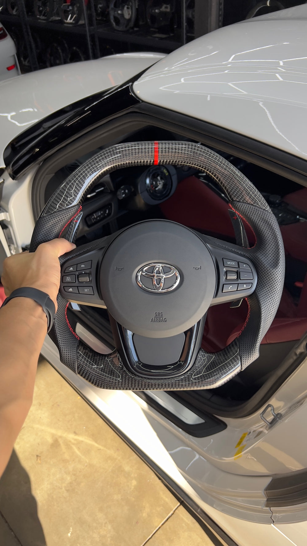 Custom steering wheel build