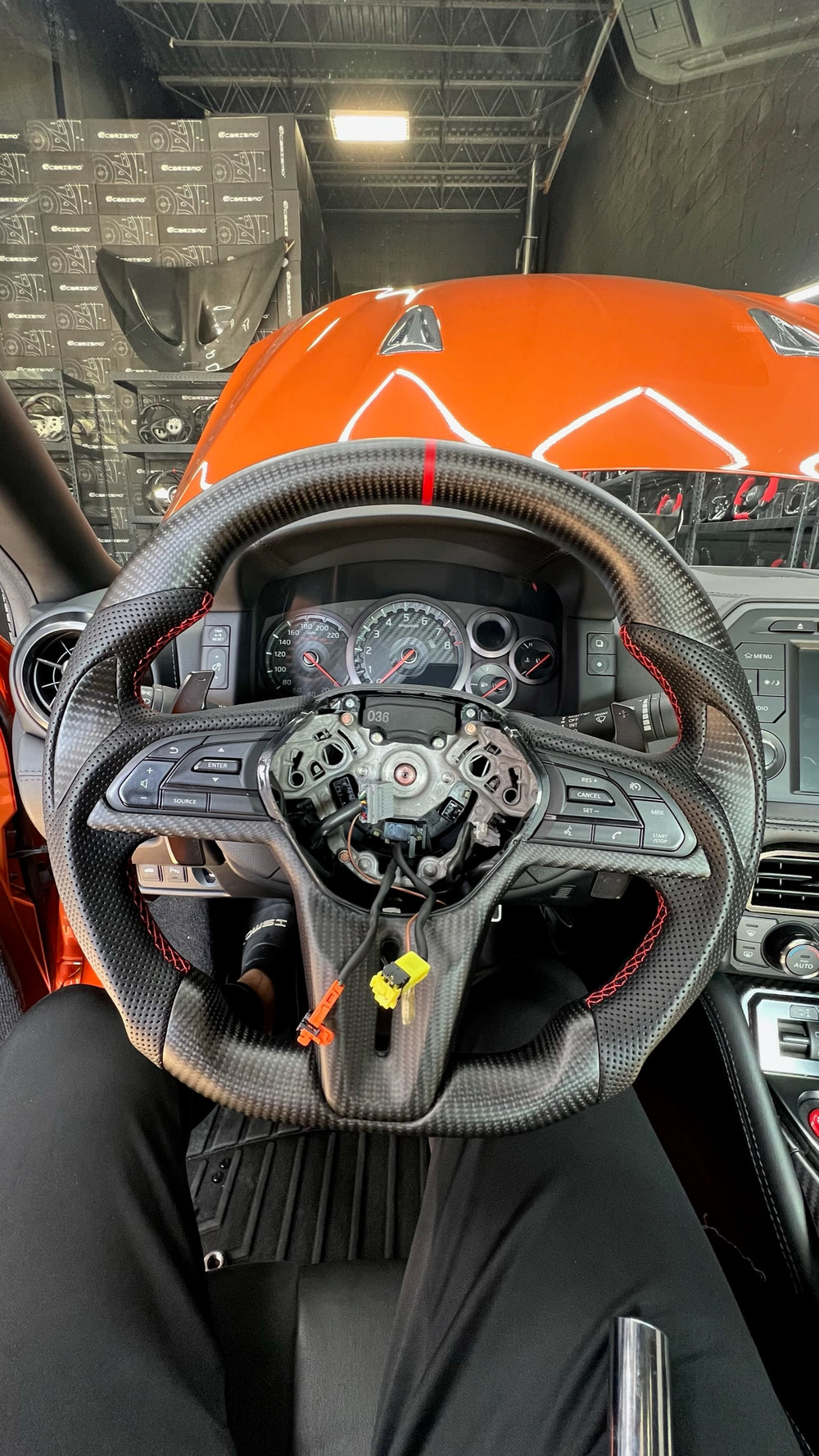 Custom steering wheel build