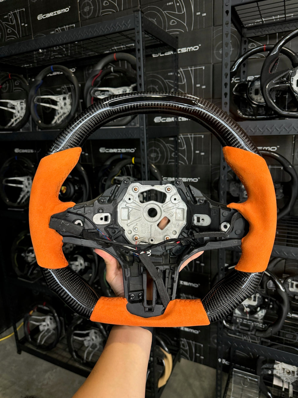 Custom steering wheel build