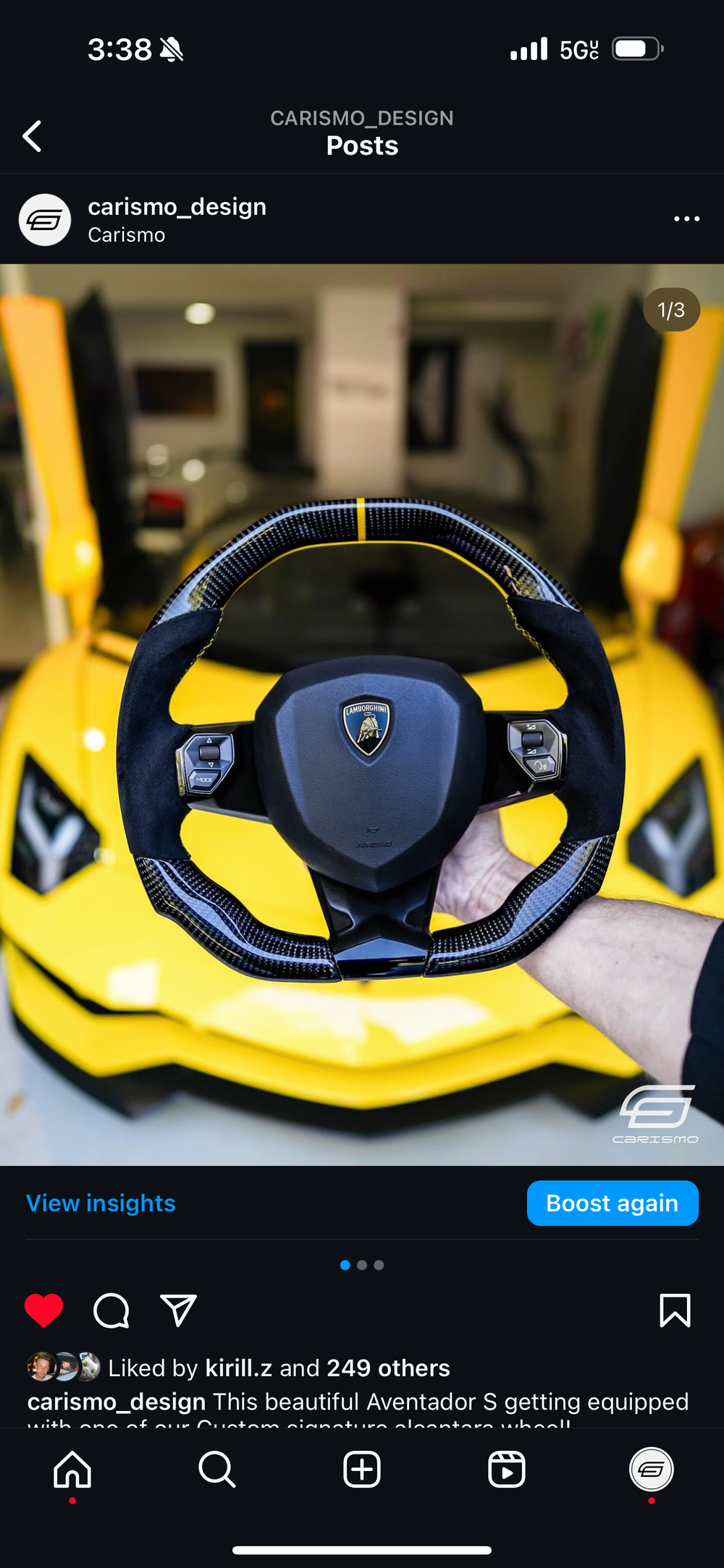 Custom steering wheel build