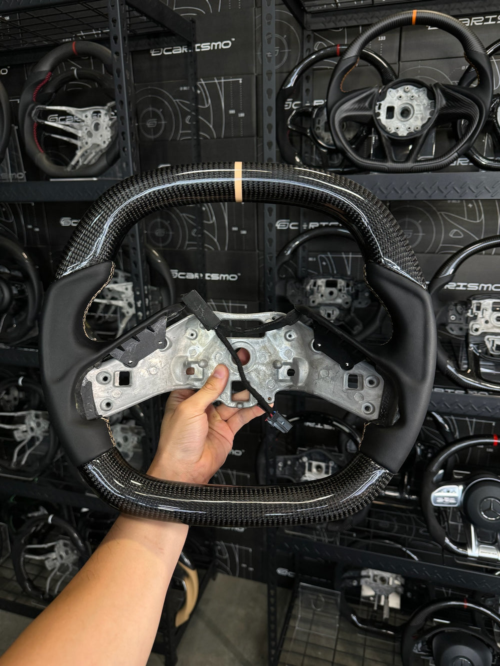 Custom steering wheel build