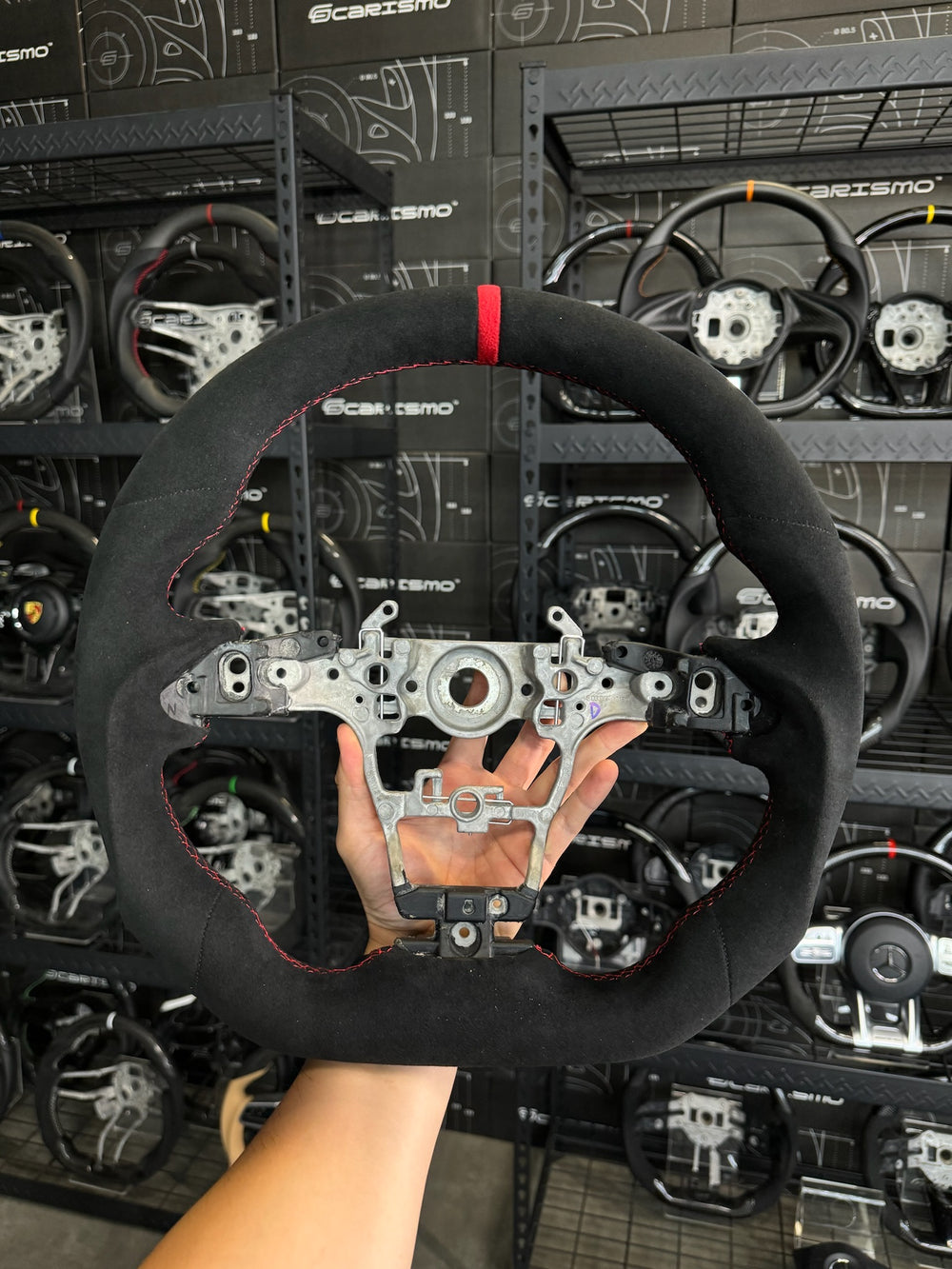 Carismo Steering Wheel For Toyota GR Corolla / Yaris - Sport - (Full Alcantara) Alcantara - Alcantara