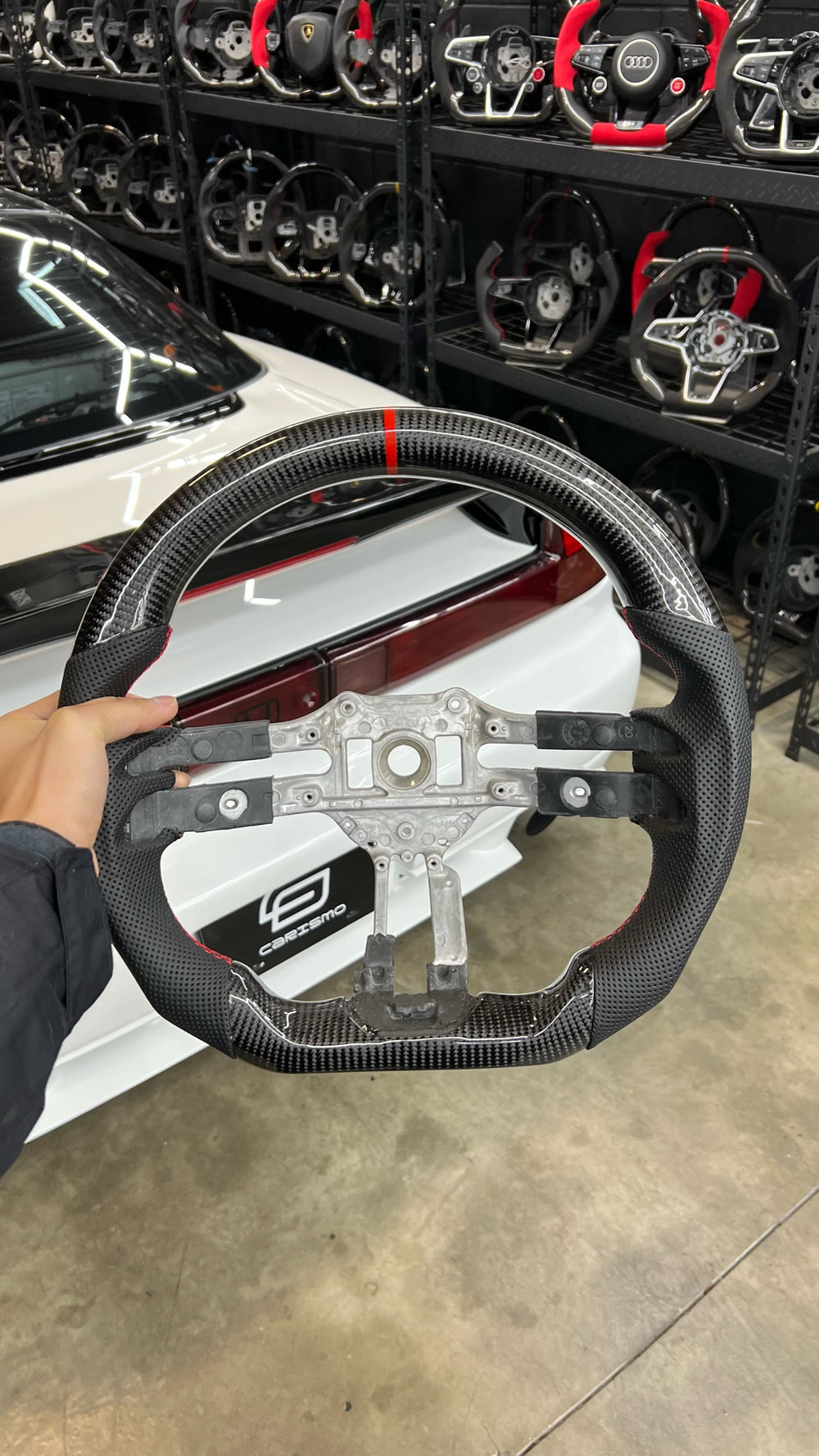 Custom steering wheel build