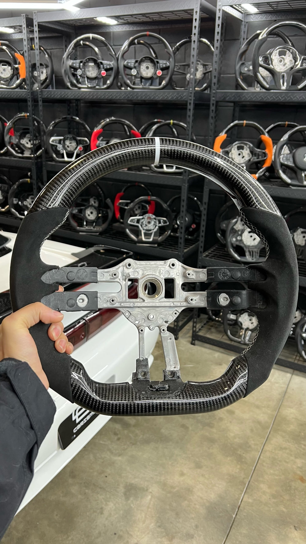 Custom steering wheel build