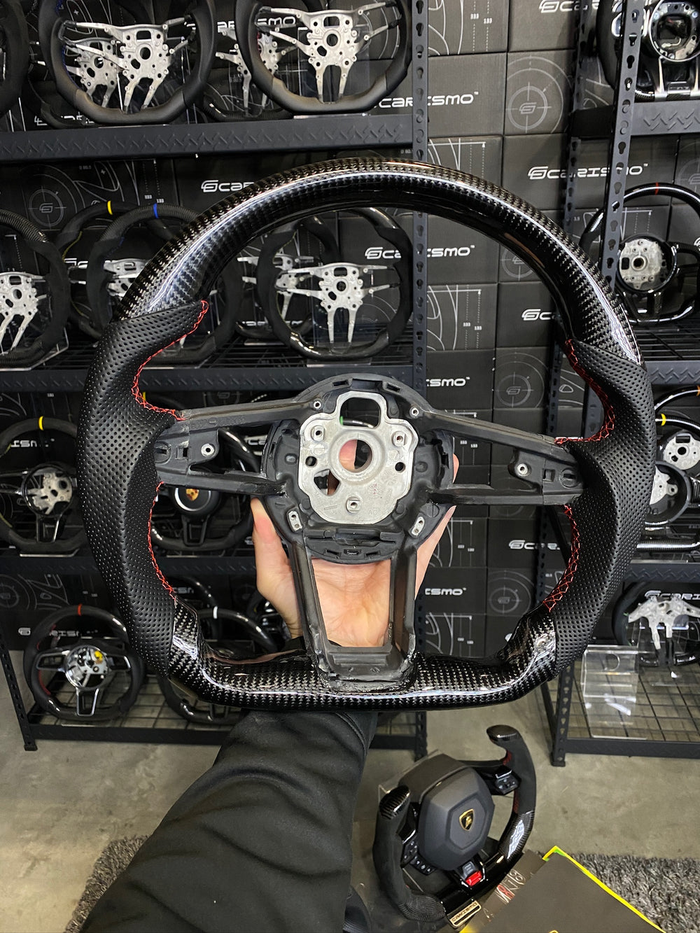 Custom steering wheel build