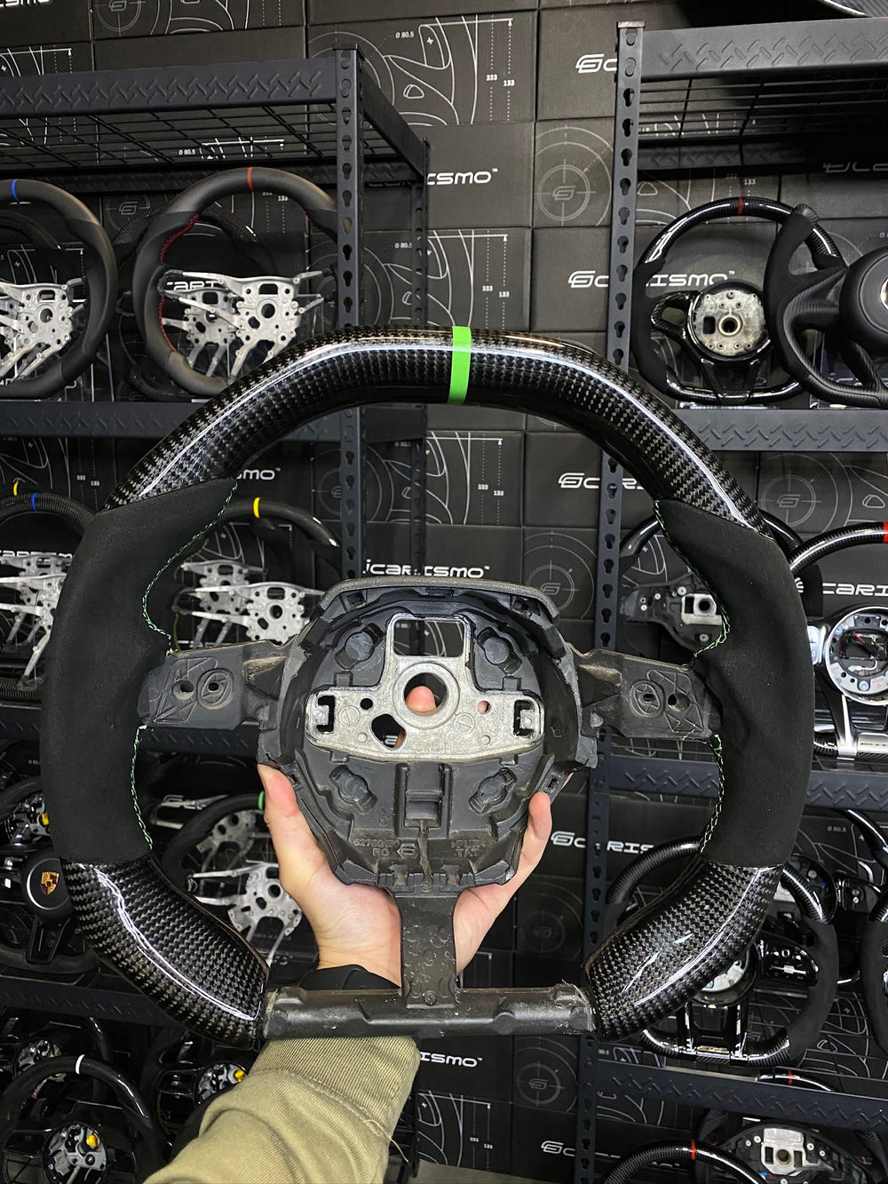 Carismo Steering Wheel For Lamborghini Huracan - Signature - Gloss Carbon - Alcantara