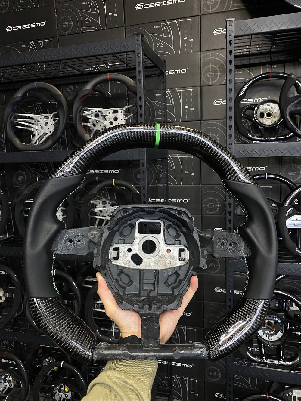 Carismo Steering Wheel For Lamborghini Huracan - Signature - Gloss Carbon - Smooth Leather