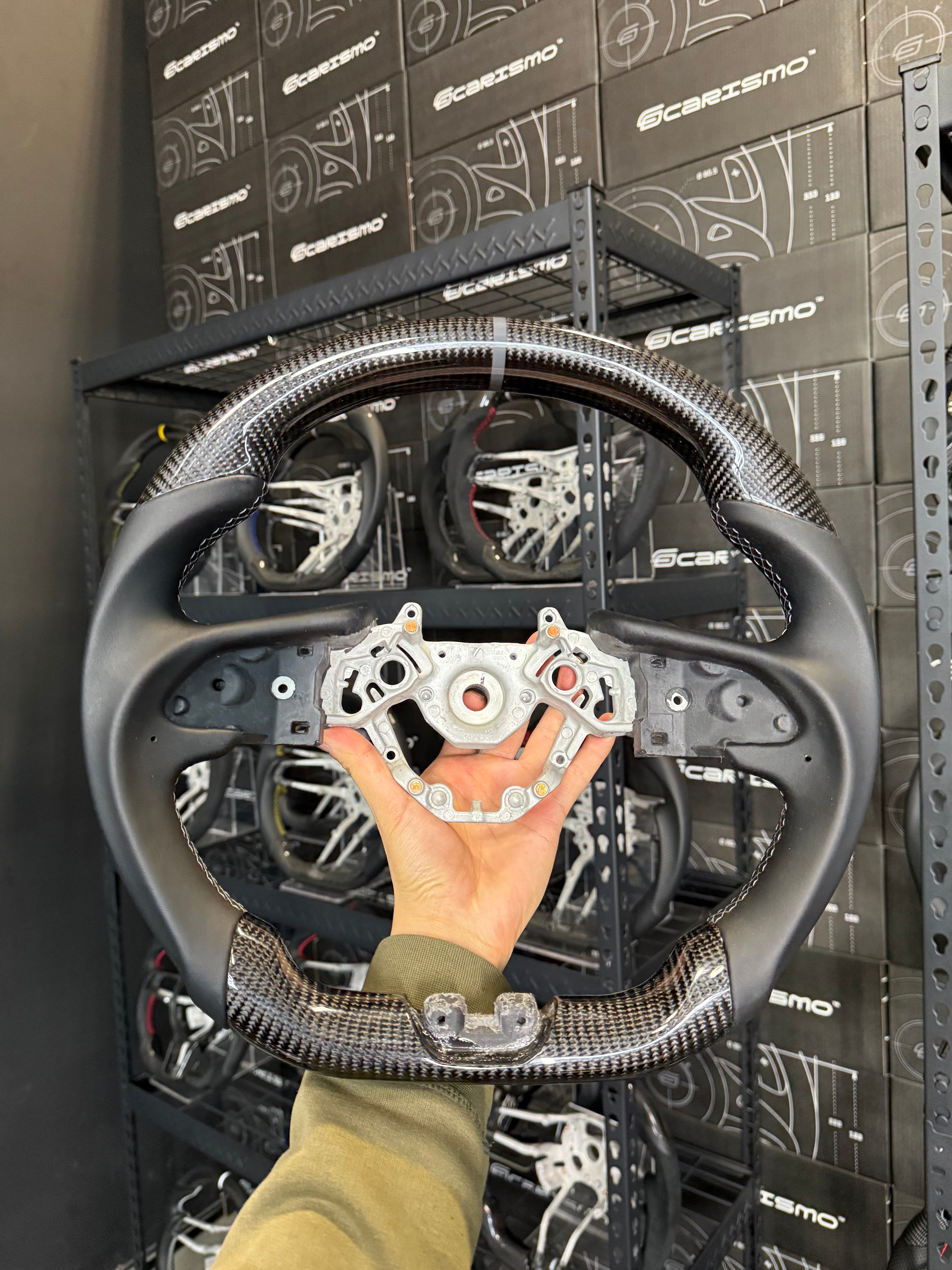 Nissan GT-R (R35 EBA) Steering Wheel - Sport Gloss Carbon – Carismo