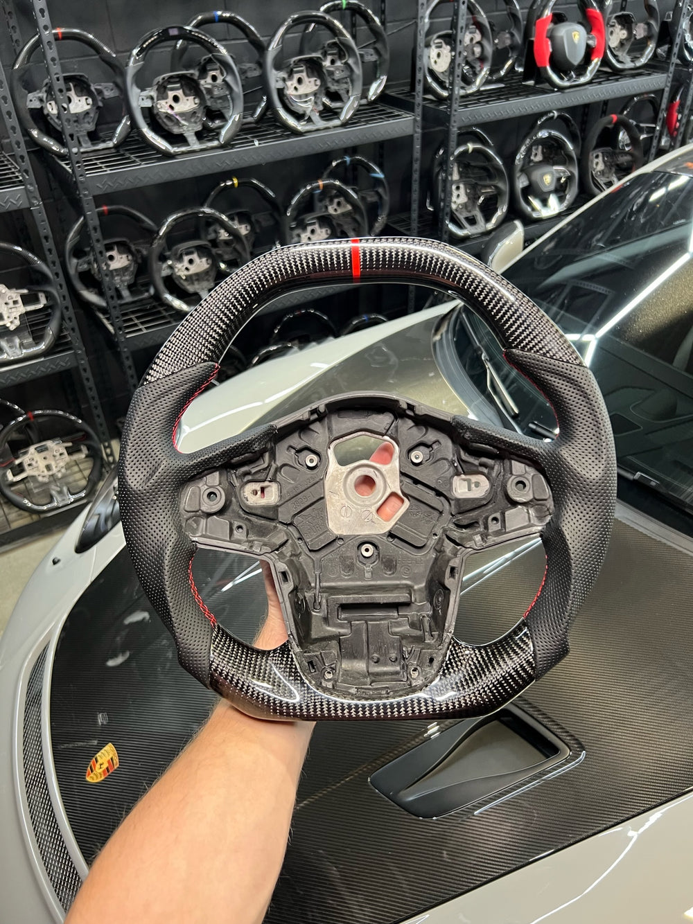 Custom steering wheel build