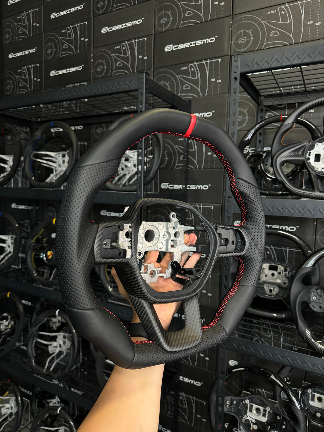 Carismo Steering Wheel For Honda Civic (FE) / Type R (FL5) - Signature - Full Leather