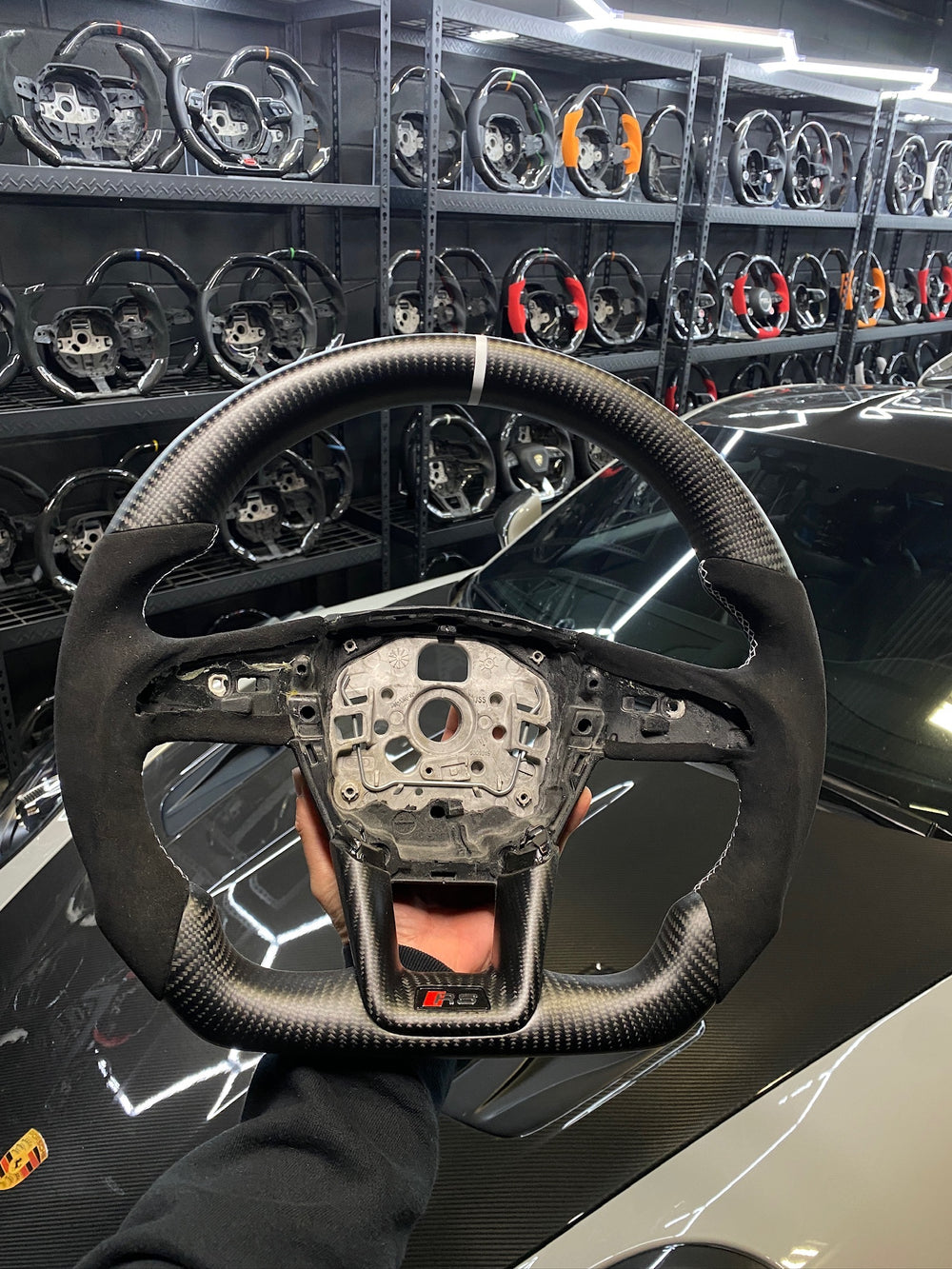Custom steering wheel build