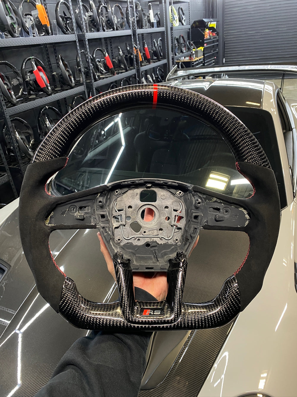 Custom steering wheel build
