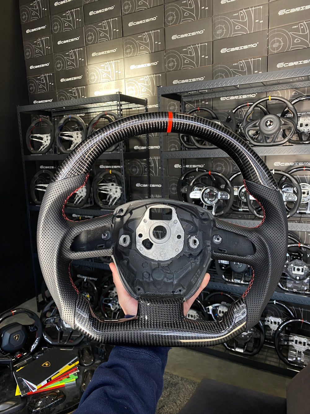 Custom steering wheel build