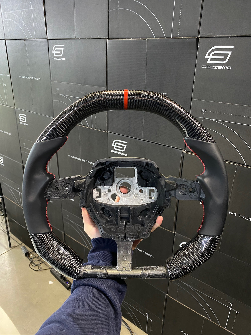 Carismo Steering Wheel For Lamborghini Huracan - Signature - Gloss Carbon - Smooth Leather