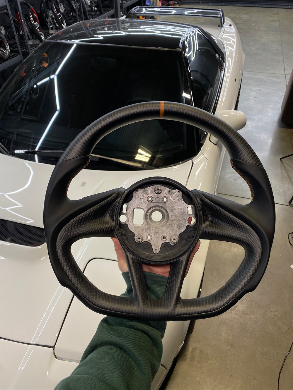 Custom steering wheel build