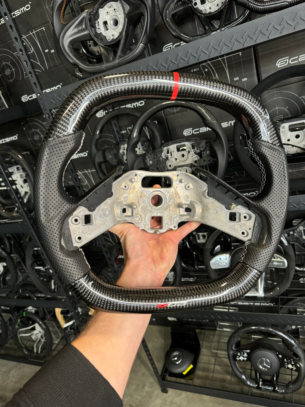 Custom steering wheel build