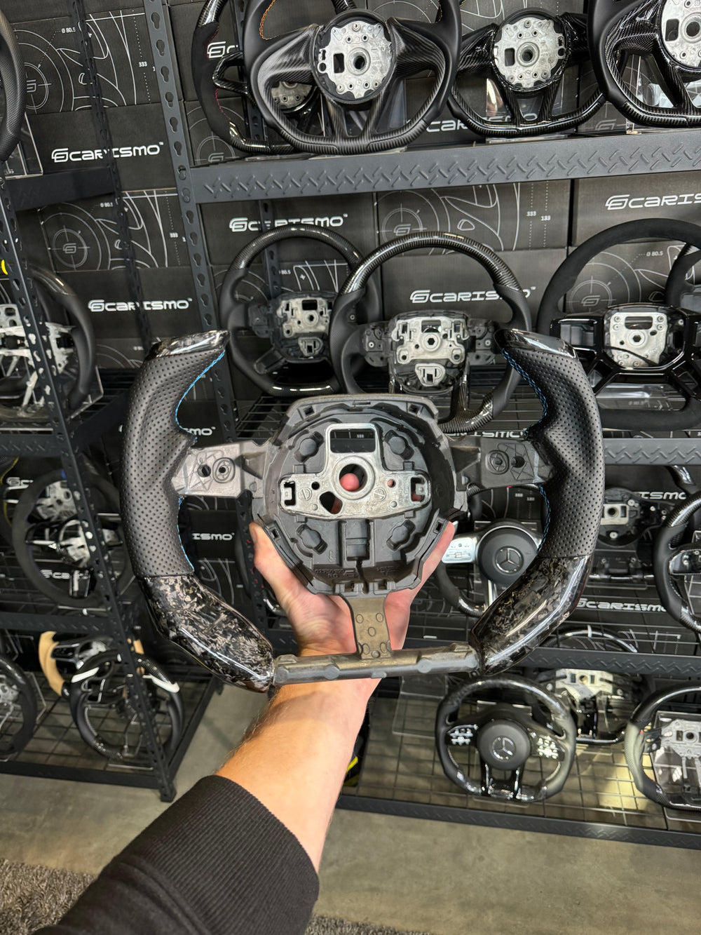Carismo Steering Wheel For Lamborghini Huracan - F1 Competition - Gloss Forged Carbon - Smooth Leather