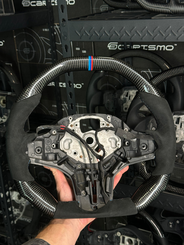 [Media/Test] BMW G-Series (M Performance Wheel) - Signature - Gloss Carbon - Alcantara (Heated) - BMW M Color Stitching - BMW M Color Stripe