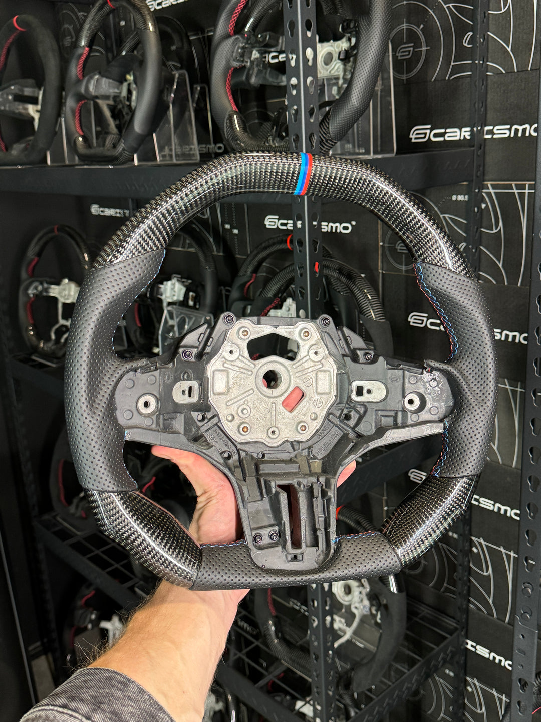 [Media/Test] BMW G-Series (M Performance Wheels) - Signature - Gloss Carbon - Perforated Leather - BMW M Colors Stitching - BMW M Colors Stripe