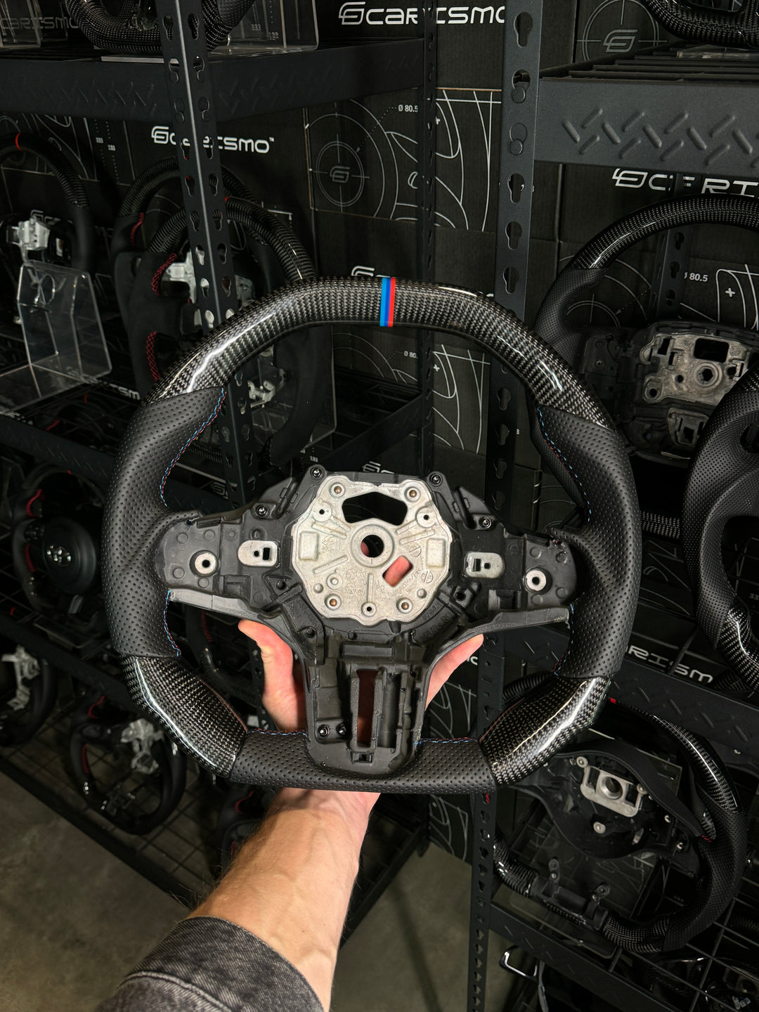 [Media/Test] BMW G-Series (M Performance Wheels) - Signature - Gloss Carbon - Perforated Leather - BMW M Colors Stitching - BMW M Colors Stripe