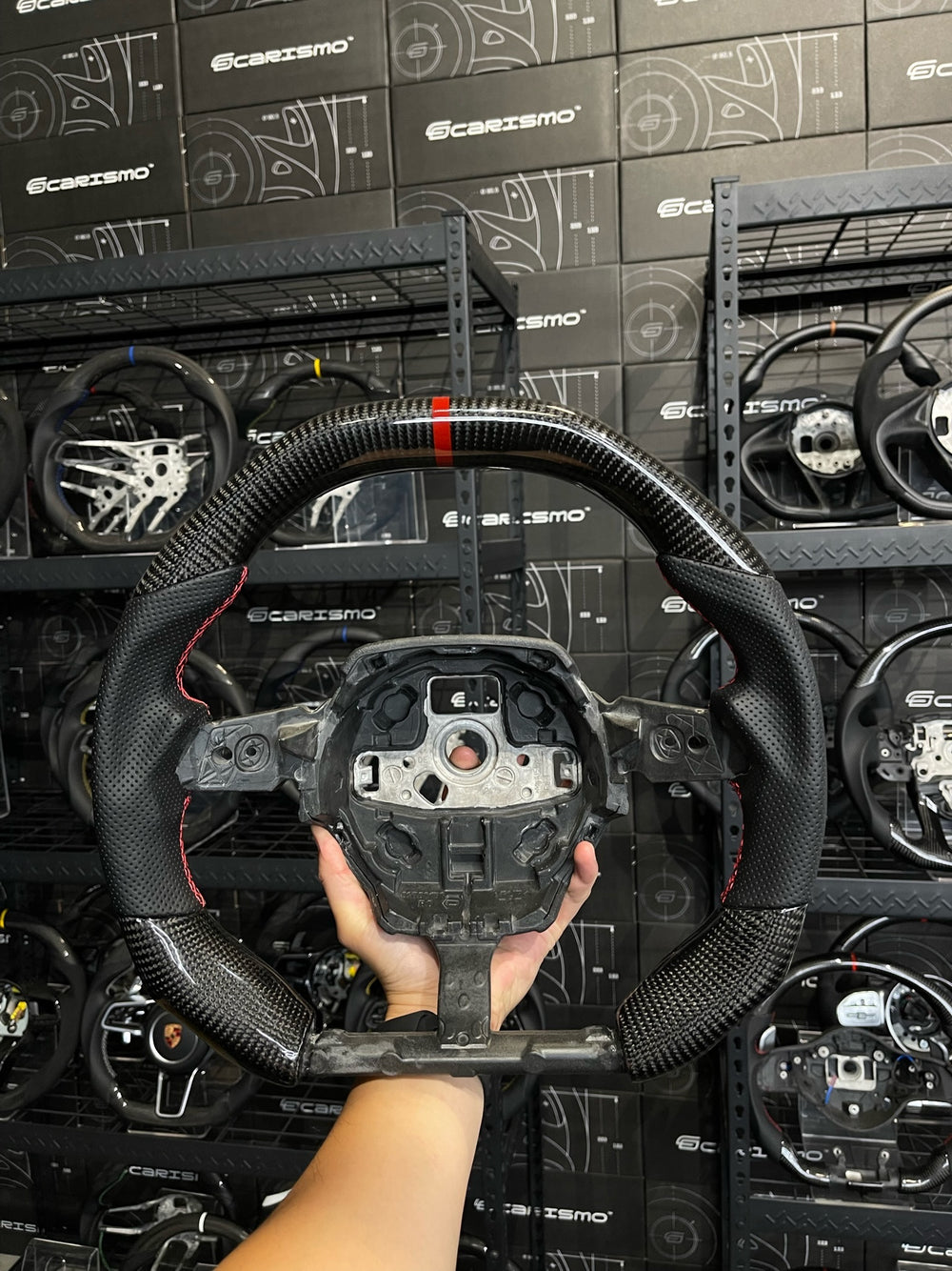Carismo Steering Wheel For Lamborghini Huracan - Signature - Gloss Carbon - Smooth Leather