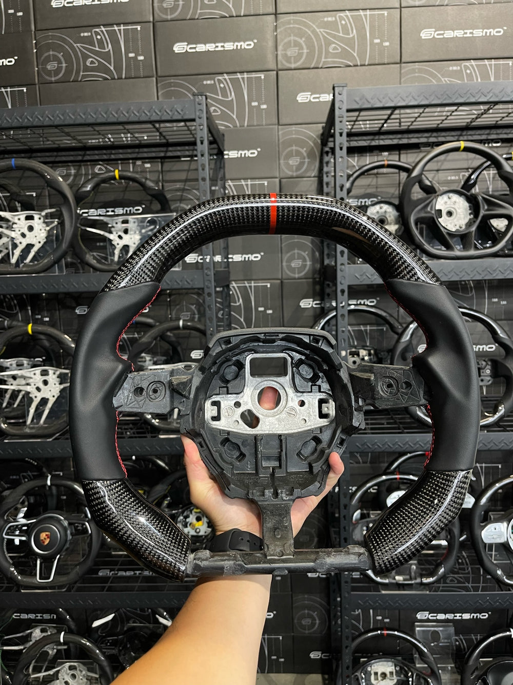 Carismo Steering Wheel For Lamborghini Huracan - Signature - Gloss Carbon - Smooth Leather