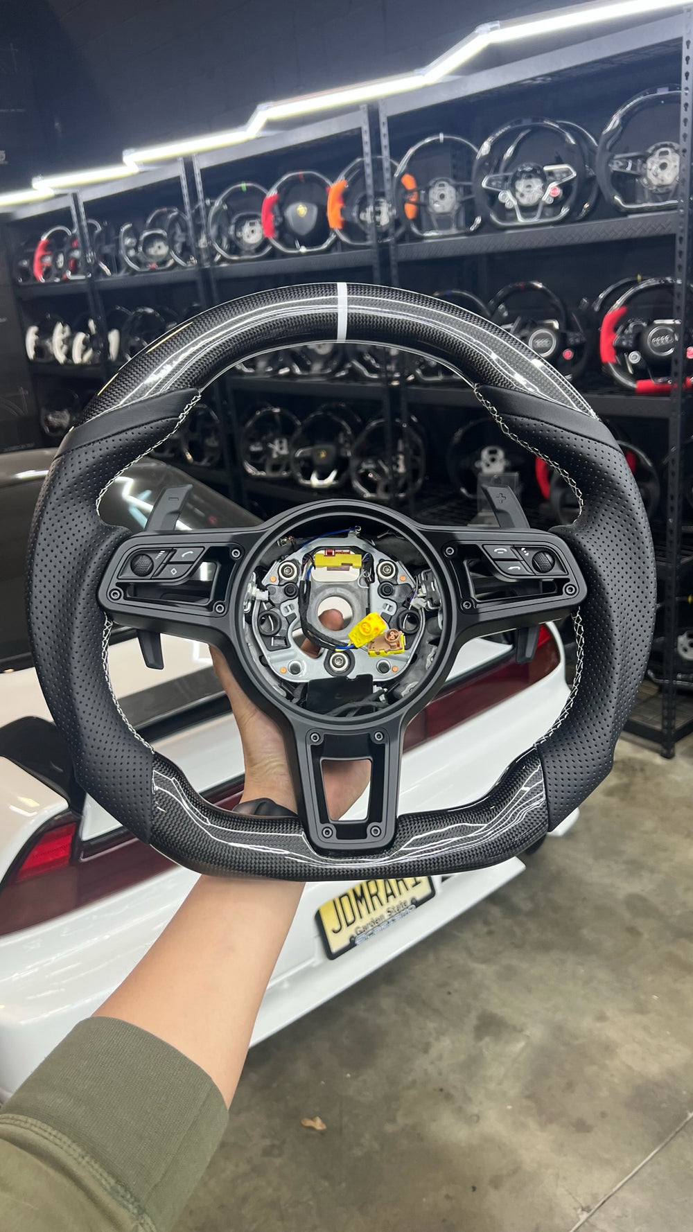 Custom steering wheel build