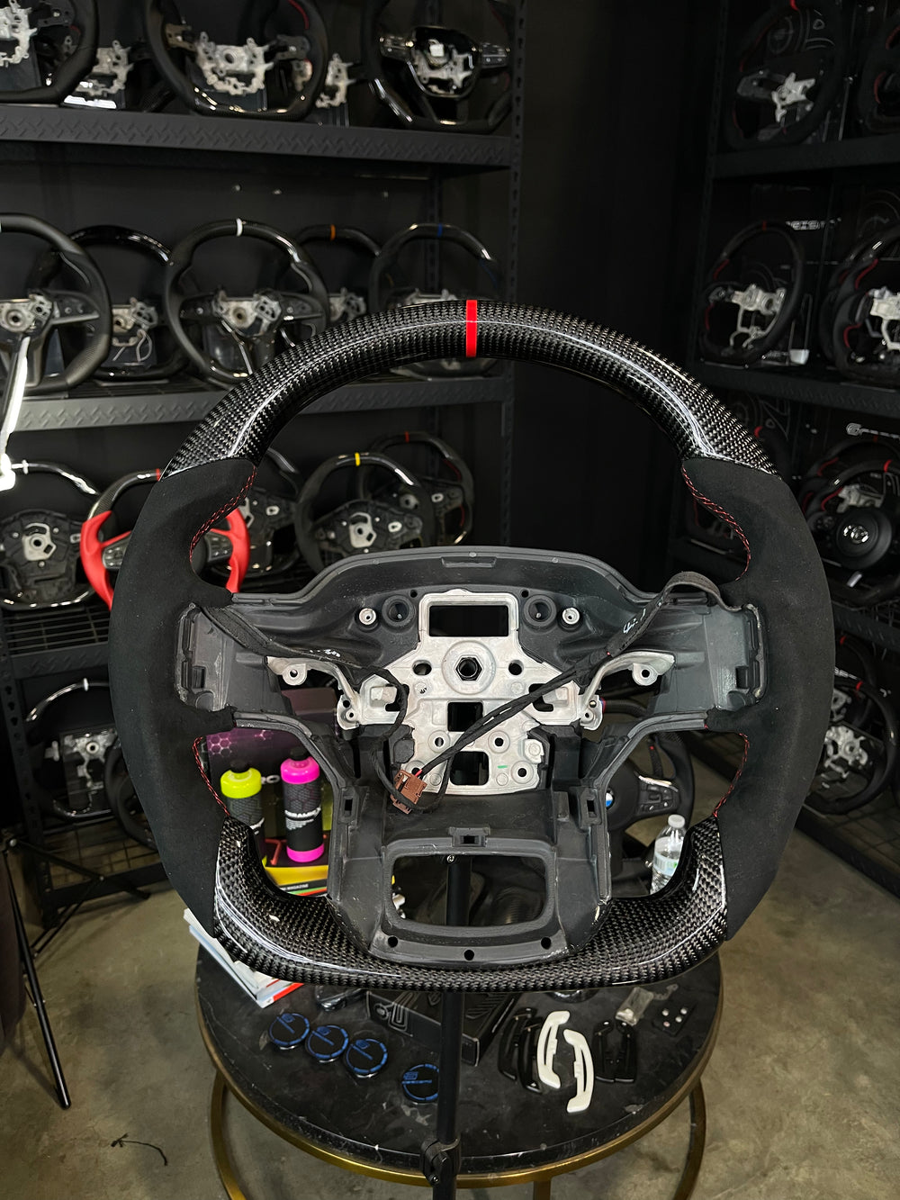 Carismo Steering Wheel For Ford F-150 Raptor (Gen 3) - Sport - Gloss Carbon - Alcantara