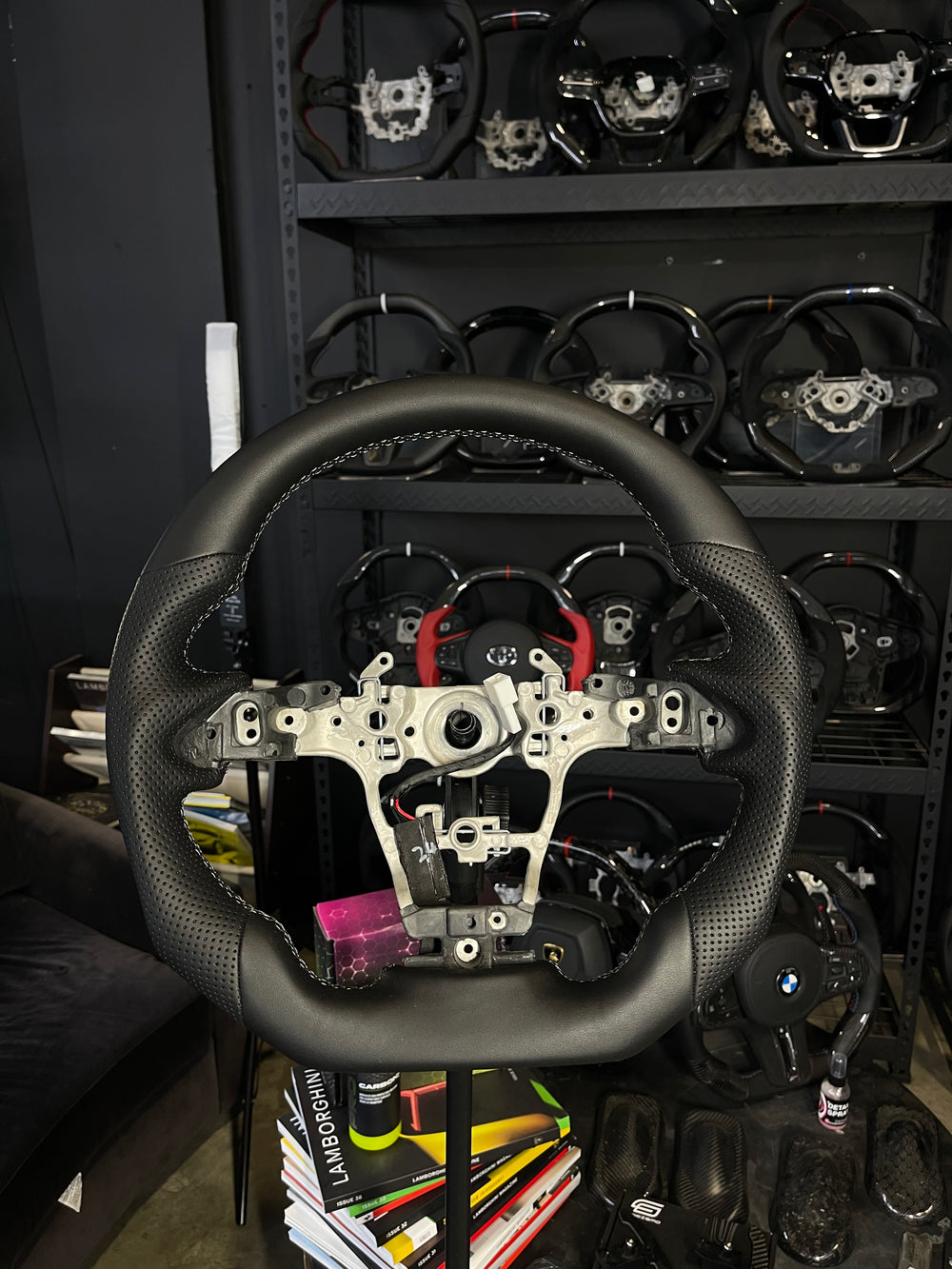 Custom steering wheel build