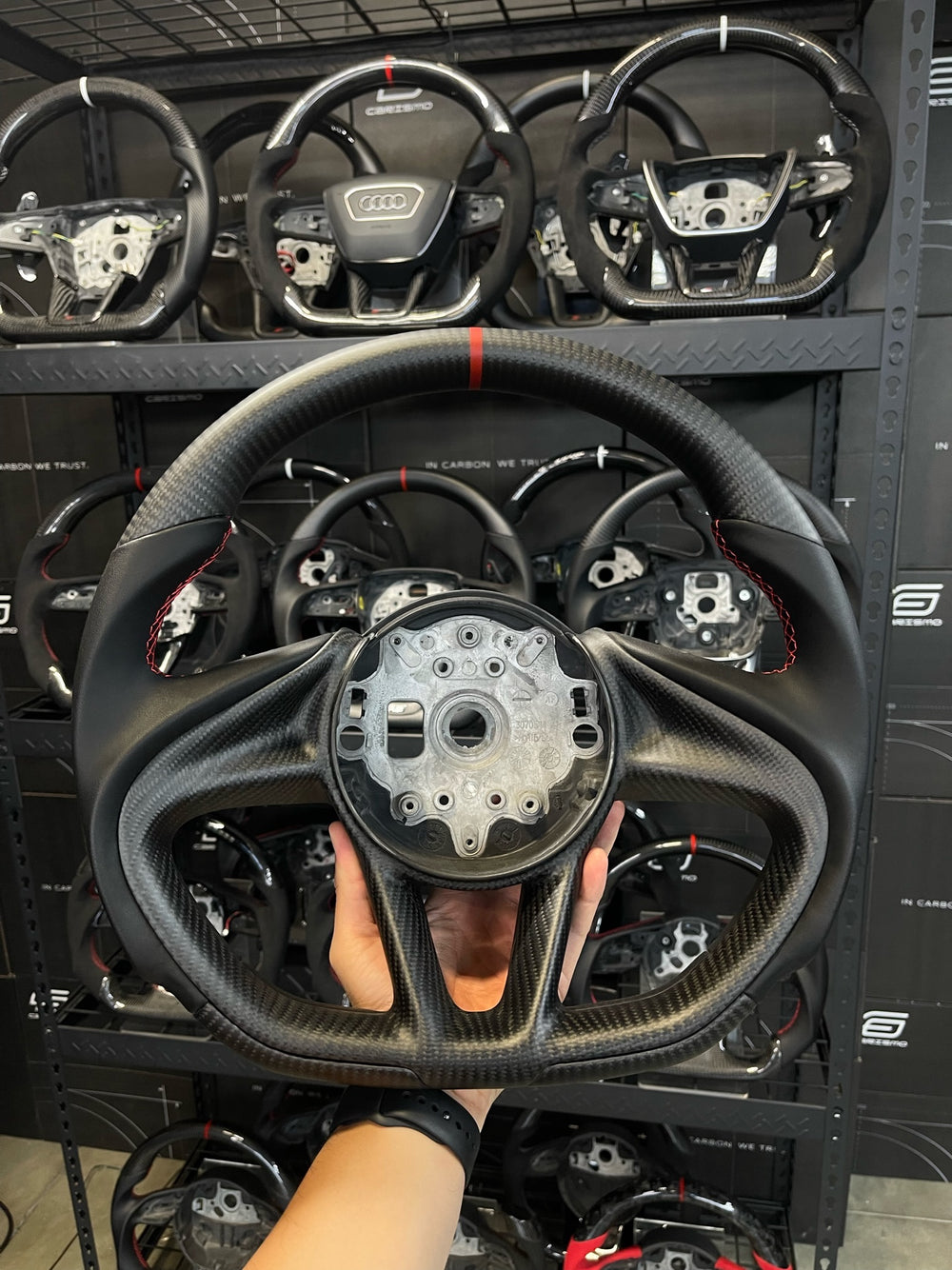 Custom steering wheel build