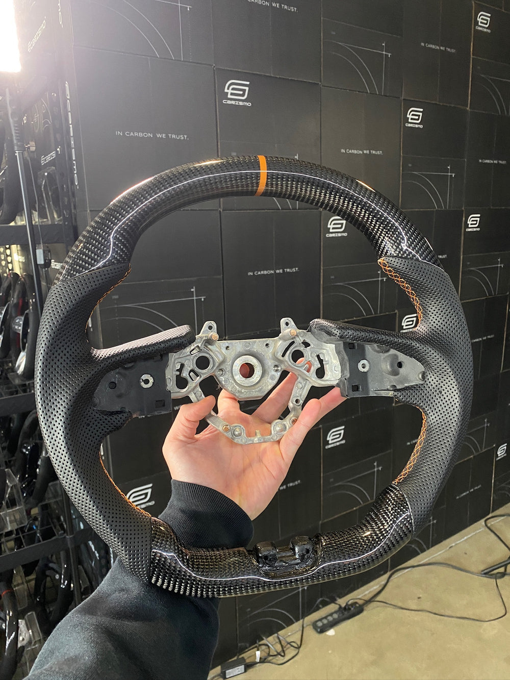 Custom steering wheel build