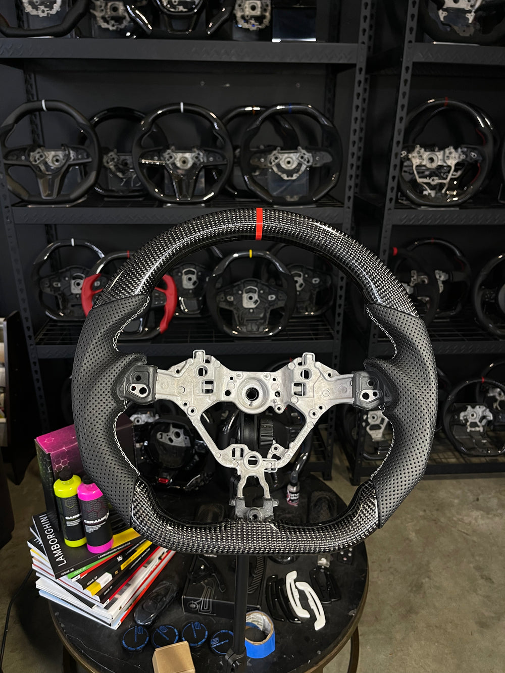 Custom steering wheel build