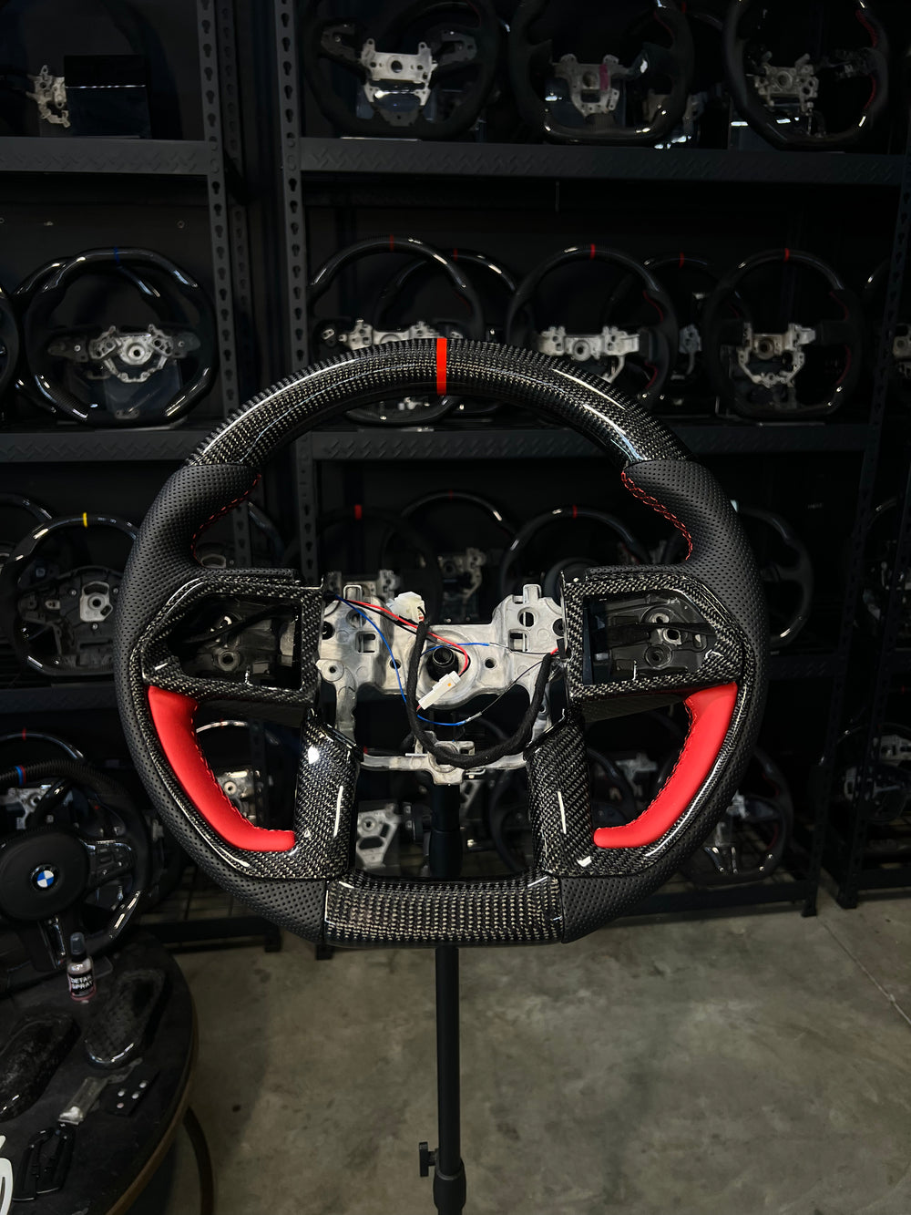 Carismo Steering Wheel For Toyota Tundra TRD (Gen 3) - Sport - Gloss Carbon - Perforated Leather