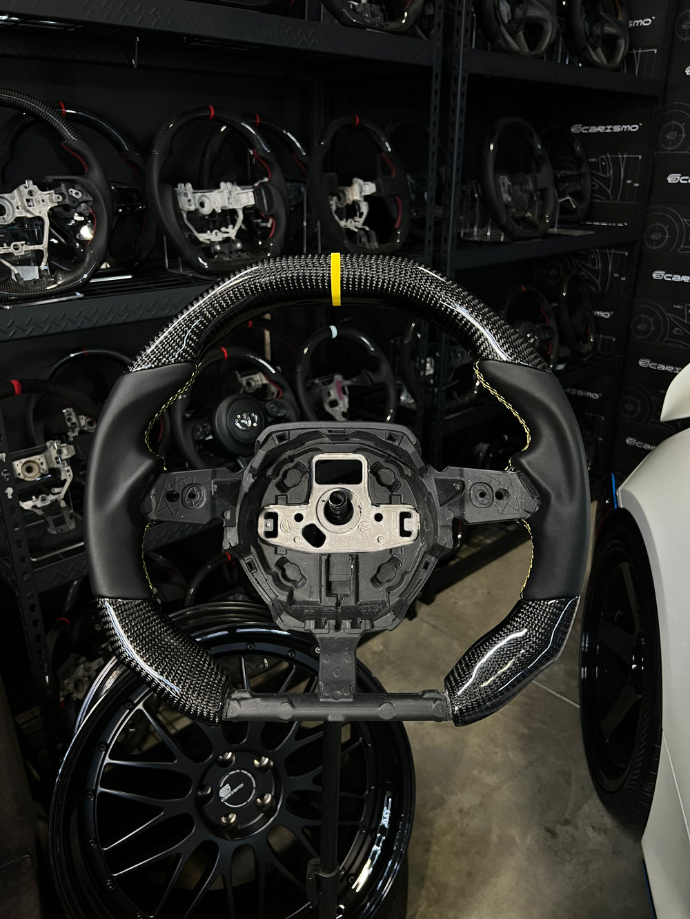 Carismo Steering Wheel For Lamborghini Huracan - Signature - Gloss Carbon - Smooth Leather