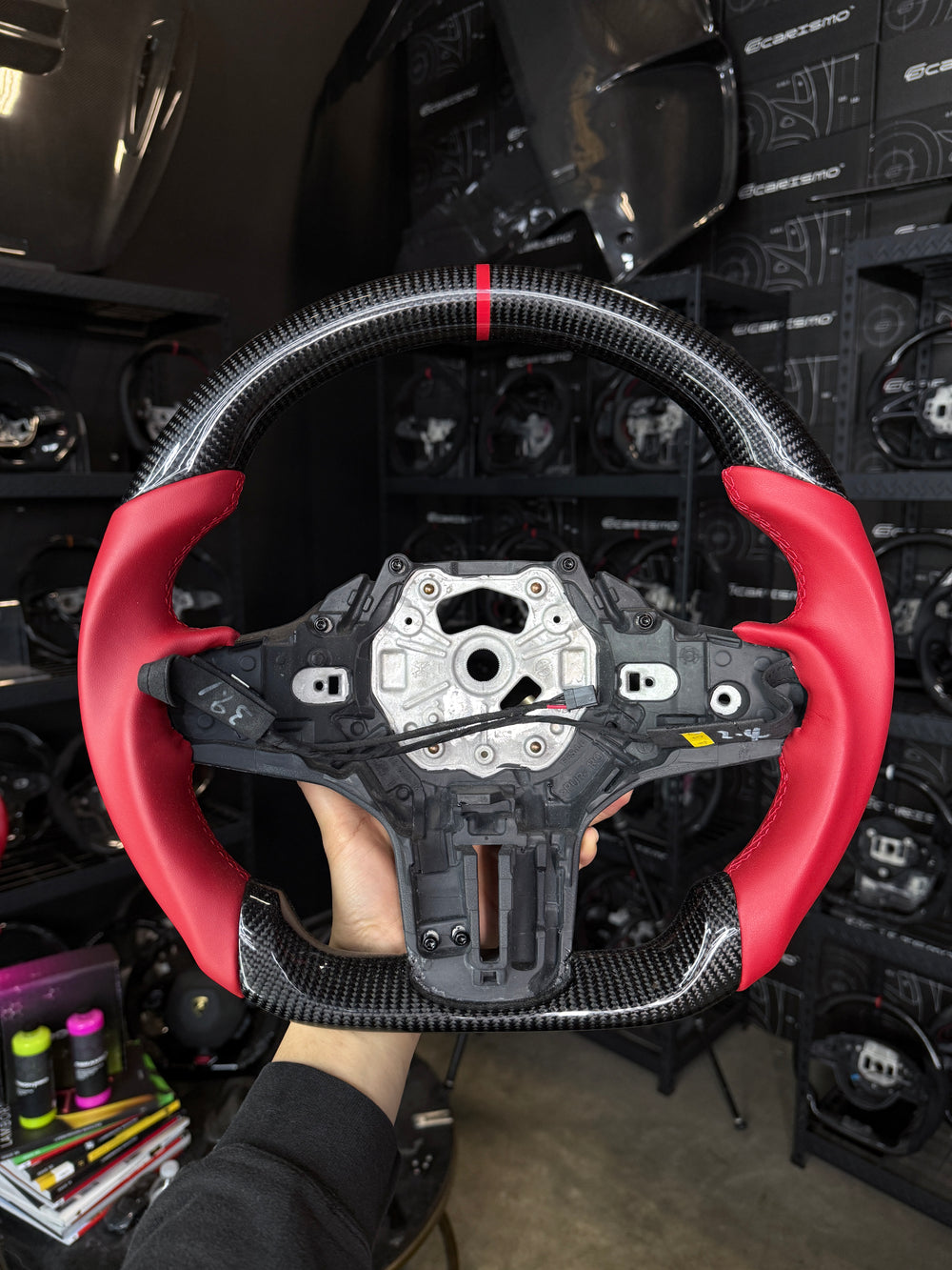 Custom steering wheel build