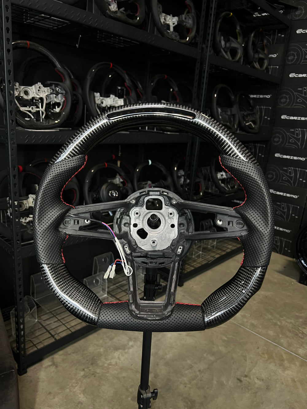[Media/Test] Audi R8 (Gen 2) - Sequential RPM LED - Gloss Carbon - Perforated Leather - Red Stitching - No Stripe