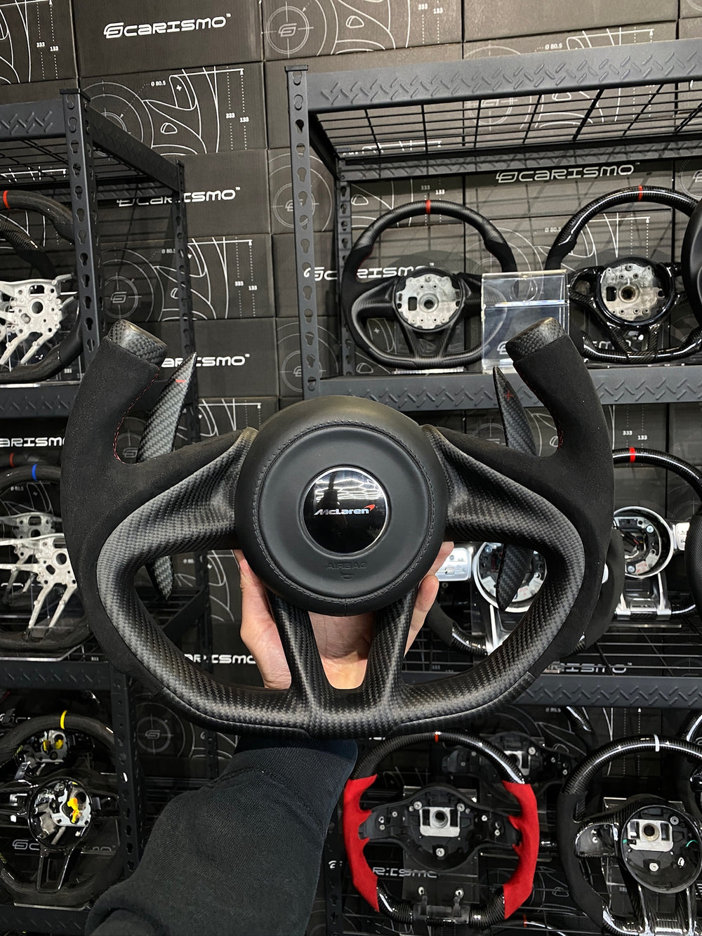 [Made to Order] McLaren Super Series - F1 Competition - Matte Carbon - Alcantara - Red Stitching - No Stripe