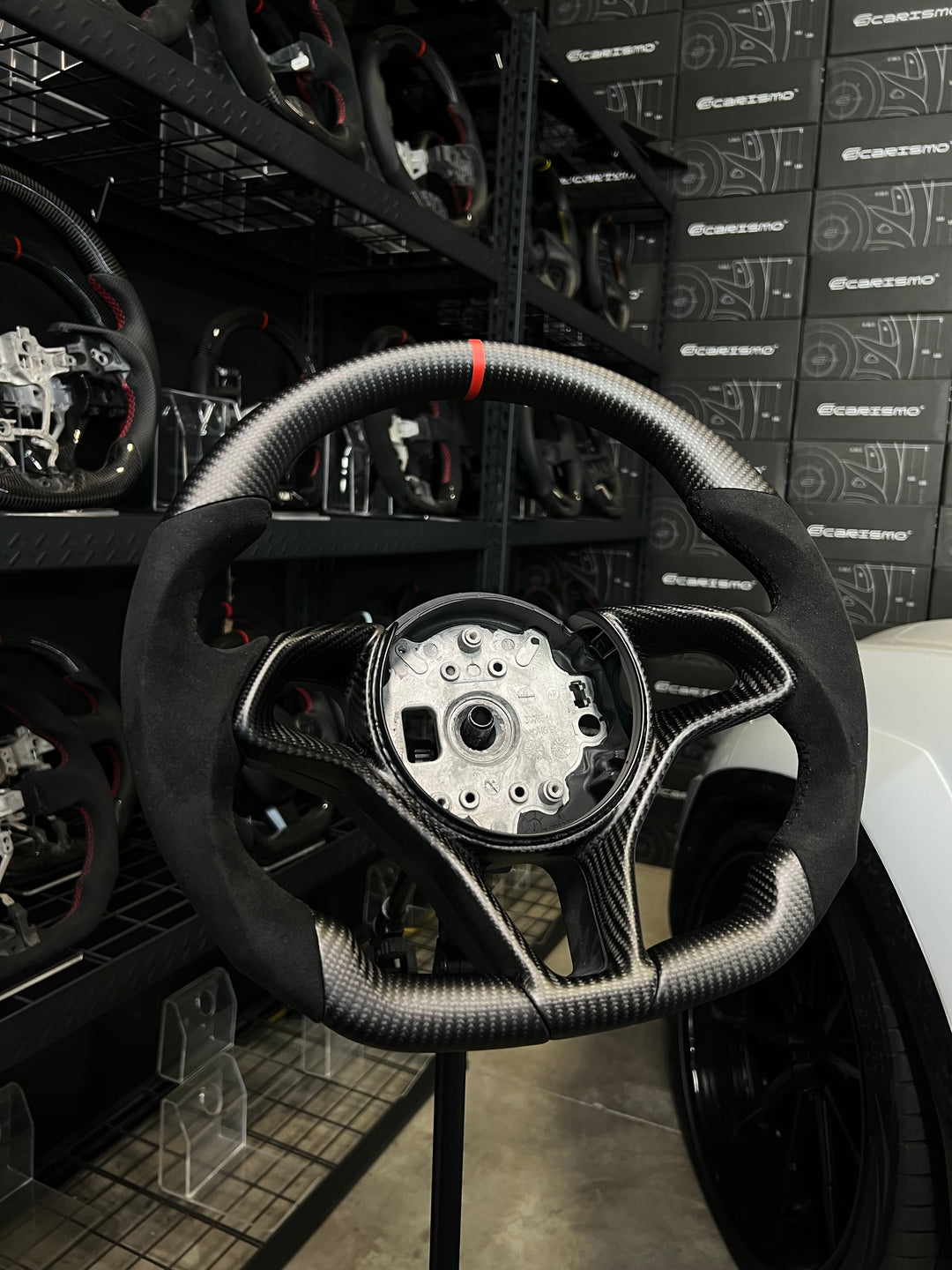 [Media/Test] McLaren Sport Series - Sport - Matte Carbon - Alcantara - Black Stitching - Red Stripe