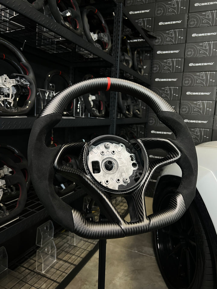 [Media/Test] McLaren Sport Series - Sport - Matte Carbon - Alcantara - Black Stitching - Red Stripe