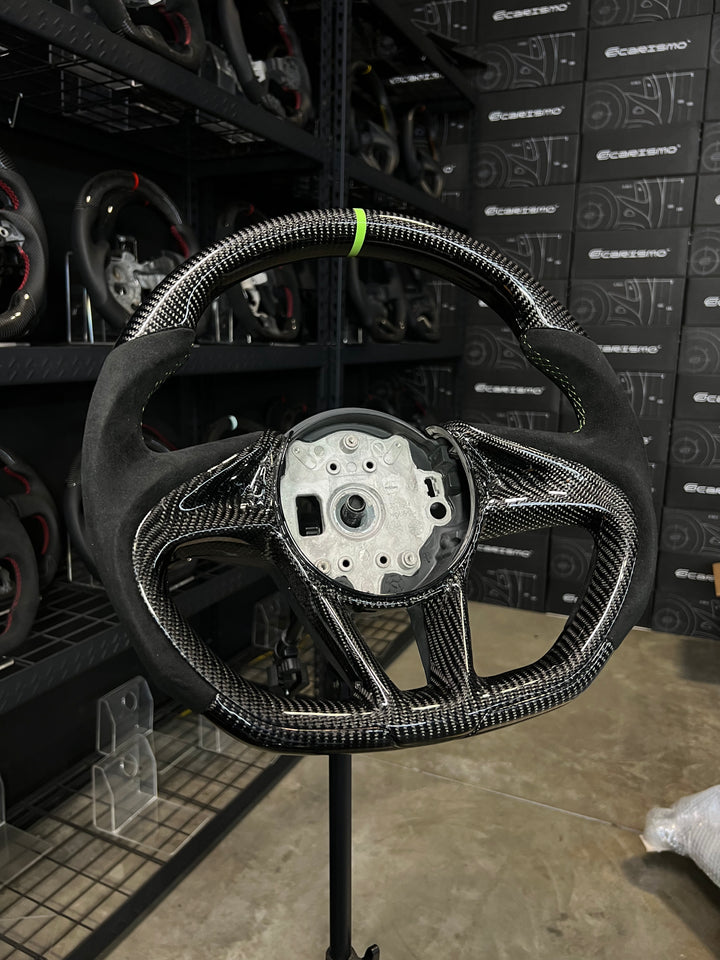 [Media/Test] McLaren Super Sport - Sport - Gloss Carbon - Alcantara - Acid Green Stitching - Acid Green Stripe