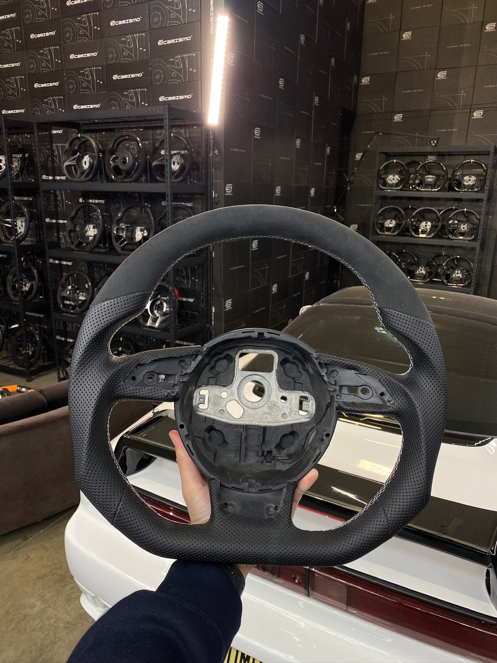 Custom steering wheel build