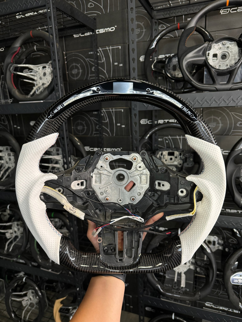 Custom steering wheel build