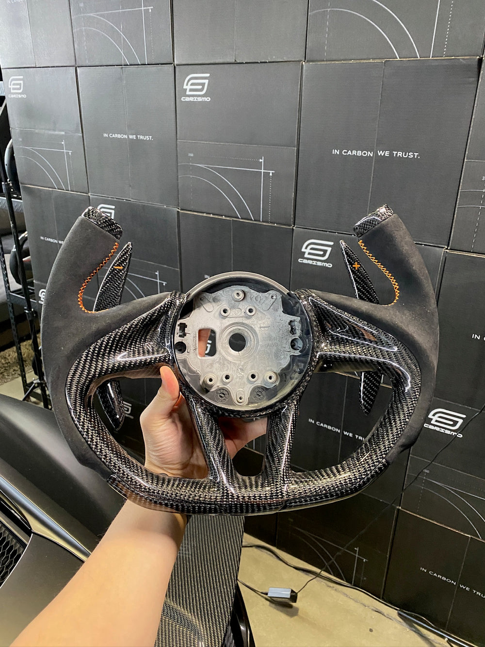 Custom steering wheel build