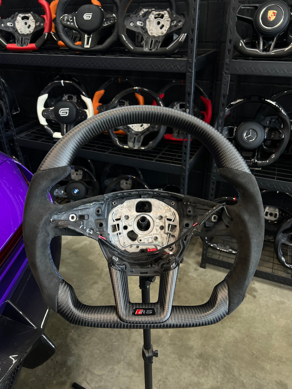 Custom steering wheel build